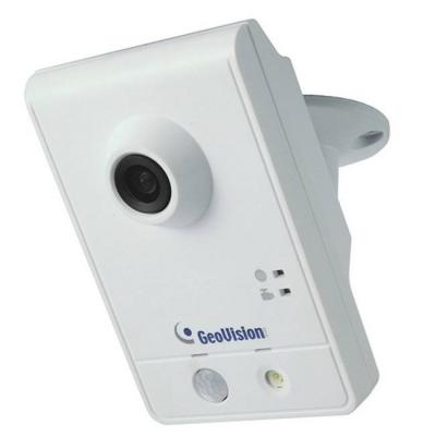 Ip камера за видеонаблюдение geovision gv-cb120 :: 1.3 mpix, cube, 3.35 мм, 1280 х 1024, 30 fps, poe, h.264, бяла, gv-cb120